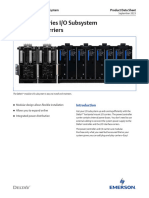 Product Data Sheet M Series I o Subsystem Horizontal Carriers Deltav en 57280