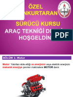 Motor Ve Araça Tekniği Presentation