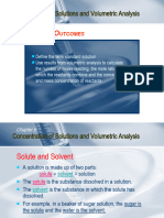 C06 Concentration of Solutions and Volumetric Analysis