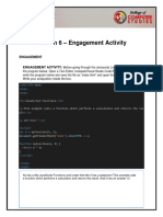 Lesson 6 Engagement