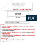 Finalized Progestins and Anti-Progestins