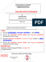 Finalized Estrogens and Anti-Estrogens 2023 Duhs DMC 4th Yr Repro