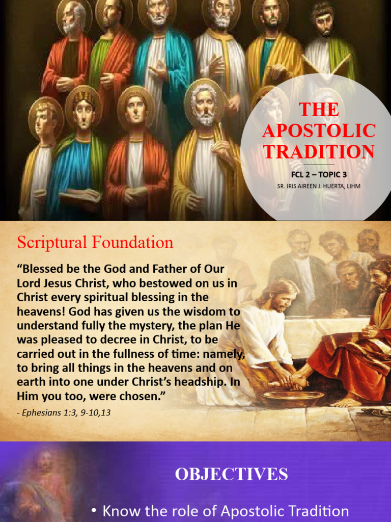 Understanding Apostolic Tradition | PDF | Religion & Spirituality