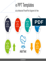 Circle Arrow Flow PowerPoint Diagram