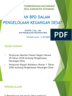 Pelatihan Peran BPD Dalam Pengelolaan Keu Desa