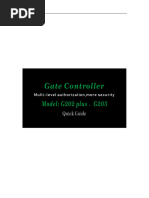 G202 PLUS G203 Gate Controller Quick Guide V2.1