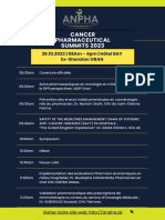 Programme Cancer Summit ORAN