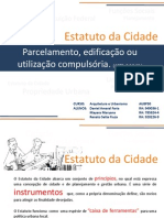 Parcelamento, Edificação Ou Utilização Compulsória Apresentação