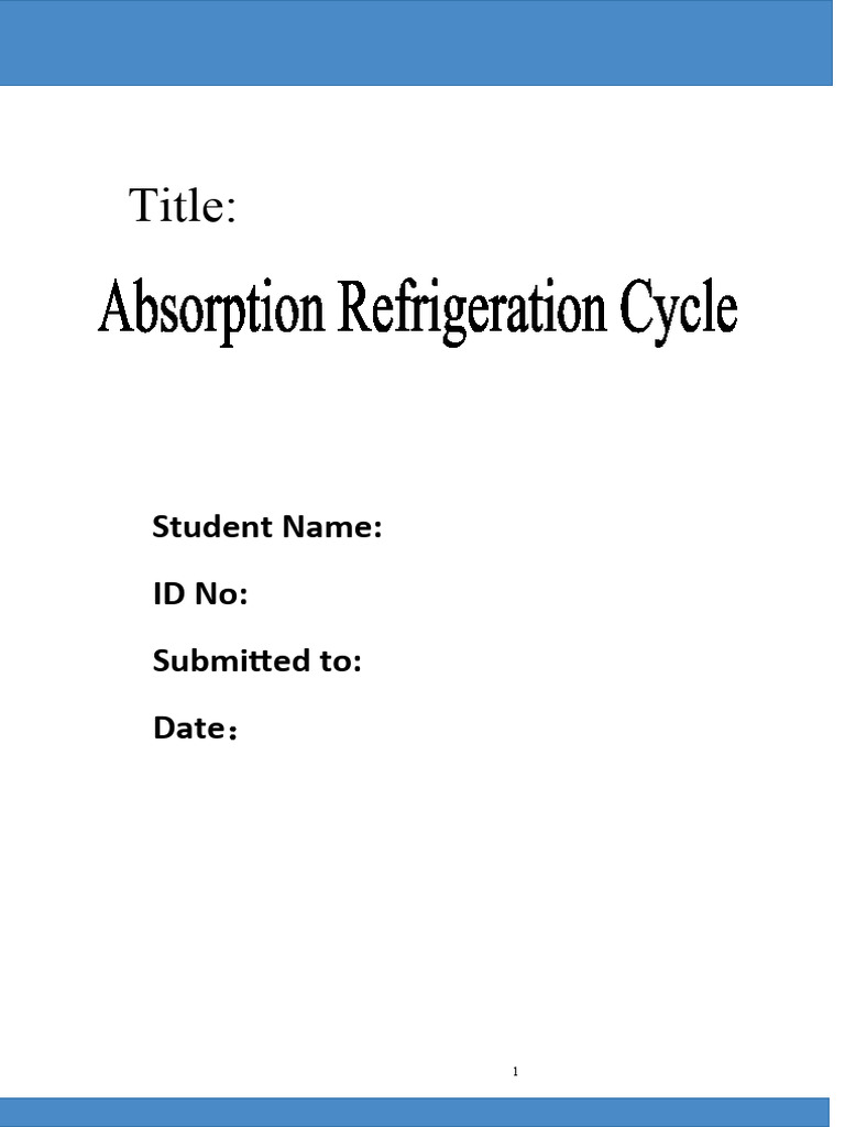Thermo pdf refrigeration heat