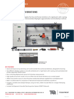 TM1016V Free Forced Vibrations Datasheet