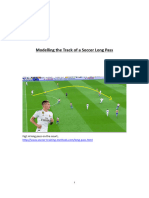 Modelling The Track of A Football Long Pass