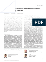 Reduction of CO Emissions From Blast Furnace With Carbon Recycling Methane