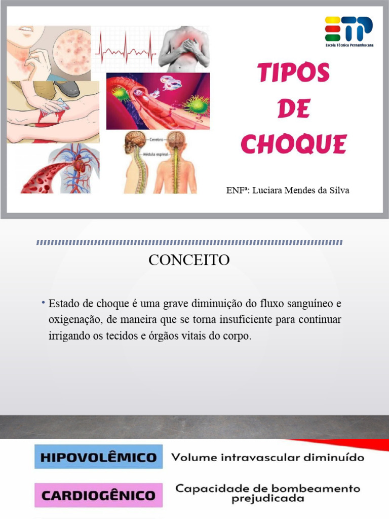 Choque Hipovolêmico: Causas e Tratamento | PDF | Choque (circulatório ...