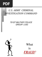 U.S. Army Criminal Investigation Command: 701St Military Police Group (Cid)