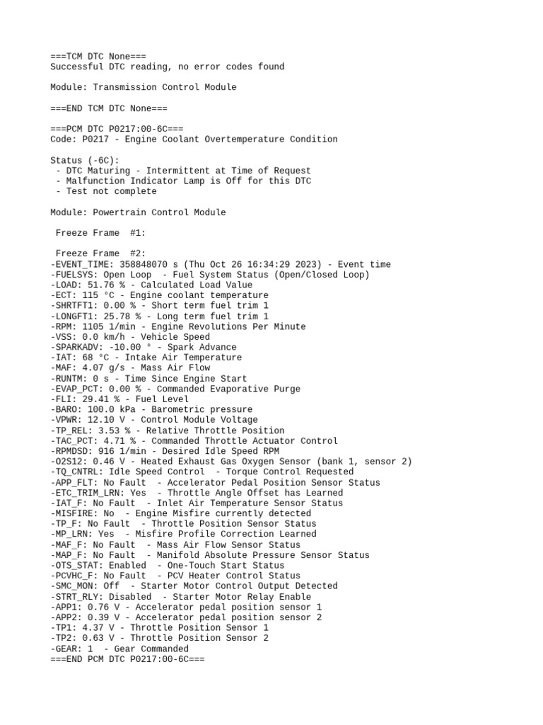 Dtc Pdf Throttle Engines