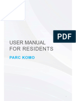 Security System User Manual for Residents (hiLife)