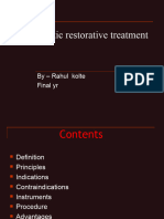Atraumatic Restorative Treatment: by - Rahul Kolte Final Yr