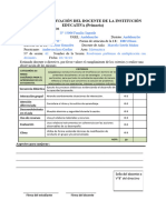 Ficha de Observación Del Docente 2