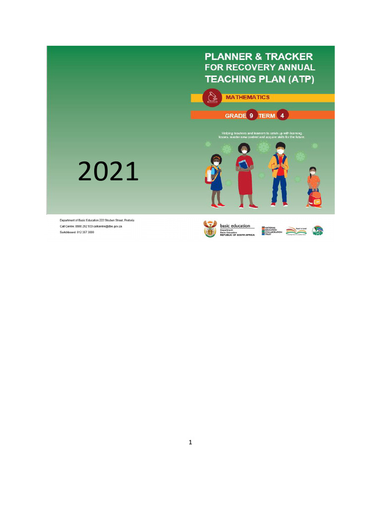 Mathematics tracker atp grade 9 term 4 of 2021 pdf