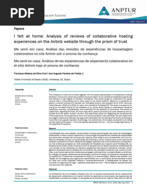 I Felt at Home Analysis of Reviews of Collaborative Hosting Experiences on Airbnb Website Under the Prism of Trust