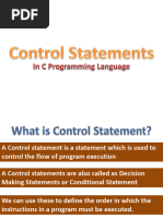 Unit-2.1 Control Statements