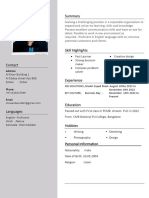 Shireen's CV 2023