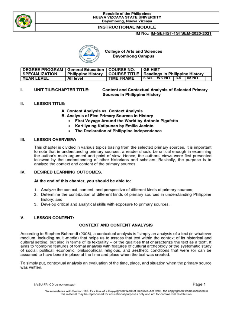 MODULE 2 Chapter 2 Student | PDF | Philippines