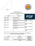 Rundown Kegiatan