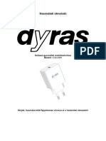 Dyras Cda-68w Halozati Tolto Adapter Hasznalati Utasitas