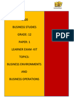 2020 Business Studies Business Studies Grade 12 Paper 1 Exam Kit
