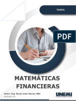 Matemática Financiera Tarea 1 PDF