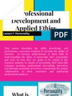 Professional Development and Applied Ethics