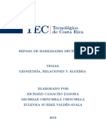 Ometria Relacionesy Algebra