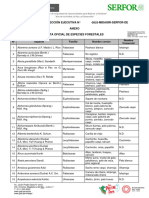 Anexo - Lista Oficial de Especies ForestalesFFF