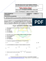 Paquete Nivelacion Iii Periodo Matematicas 10