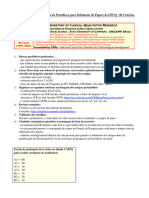 Tutorial para Elaborar Lista Periódicos a Submissão Papers LPCQ - 06 Critérios