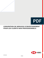Convention de Services D Investissement Clients Non Professionnels Hbce GBM French