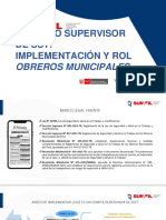 Comité o Supervisor de SST Implementación y Rol Obreros Municipales