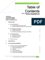 Table of Contents, Tables, Maps, Acronyms