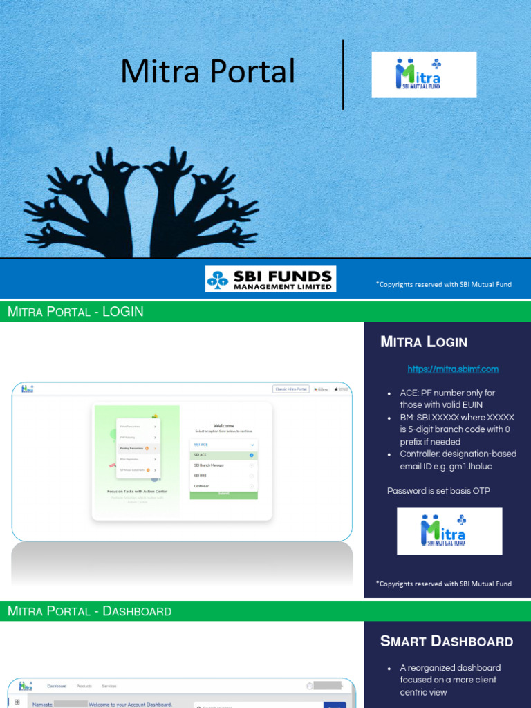 Mitra Portal Manual | PDF | Mutual Funds | Service Industries