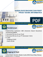 Sosialisasi Magang Riset TI 2023