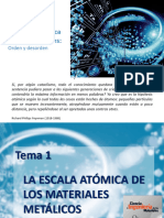 Tema 1 La Escala Atã Mica de Los Materiales Metã¡licos 2019-2020