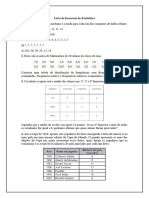 Lista de Exercício de Estatística