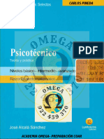 Psicotécnico - R. Matemático Carlos Pineda Academia Omega Coar