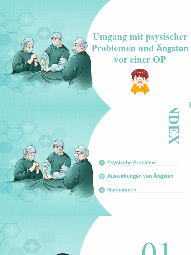 Umgang Mit Psysischen Problemen Vor Einer OP | PDF