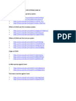 Sources of Information For Criteria 9 and 10