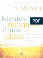 Resumo Mentes Tranquilas Almas Felizes Meyer Joyce