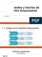 Antecedentes y Teorías de La Gestión Empresarial