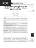 Entrepreneurship Education