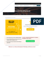 Resume Development - Vishwajeet.org